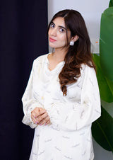 Timeless Ivory Silk Co-ord Set