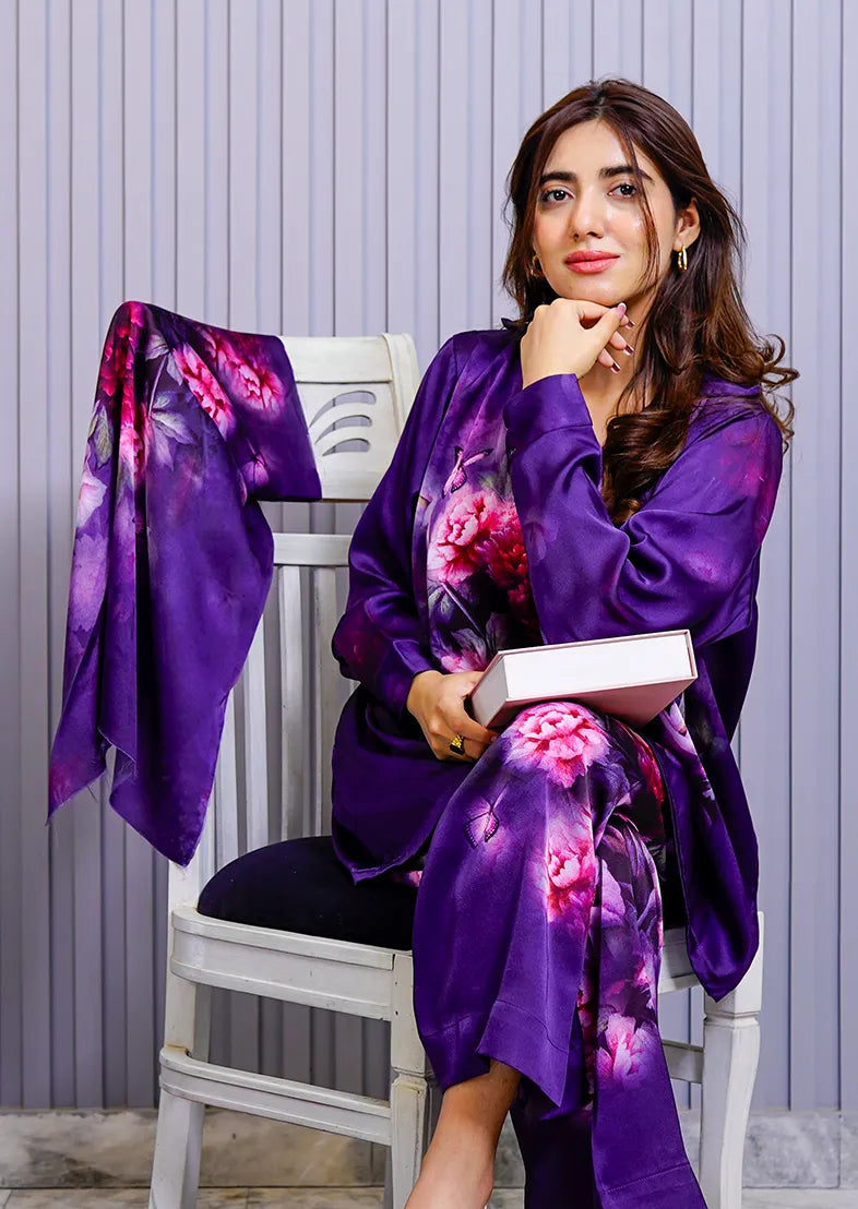 Orchid Silk Co-ord Set