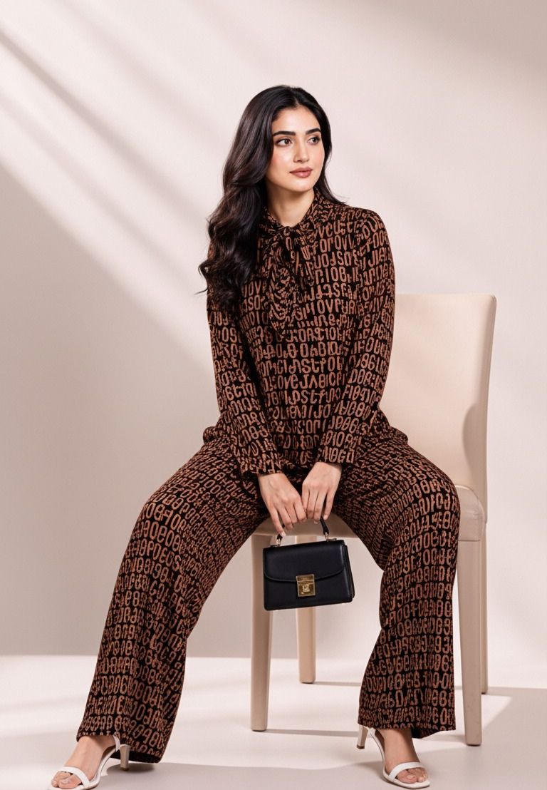 Alpha-Chic Silk Co-Ord Set