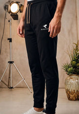 Mens Signature Jersey Jogger Trouser Black