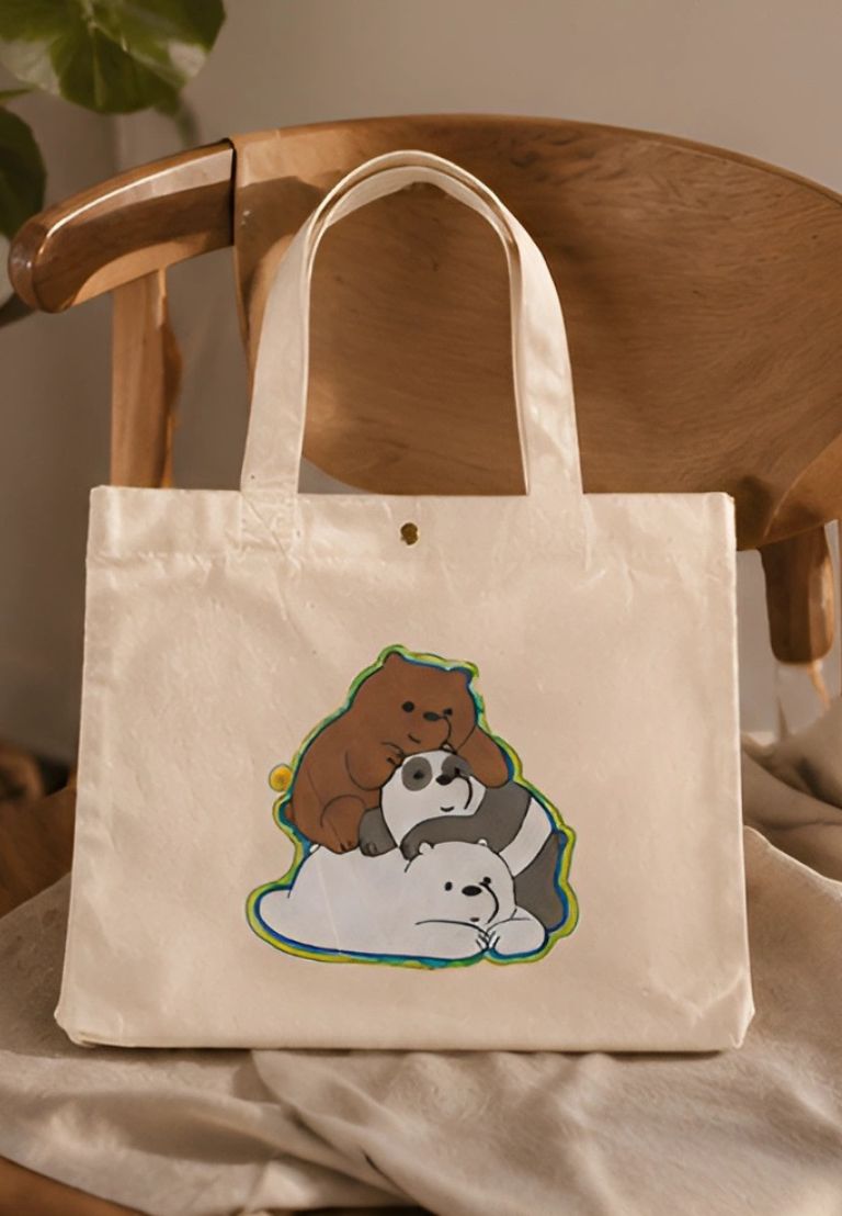 Stacked Pals Tote Bags