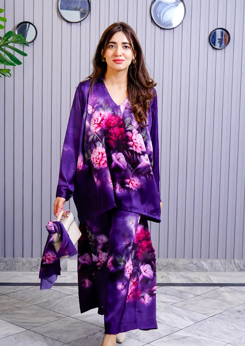Orchid Silk Co-ord Set