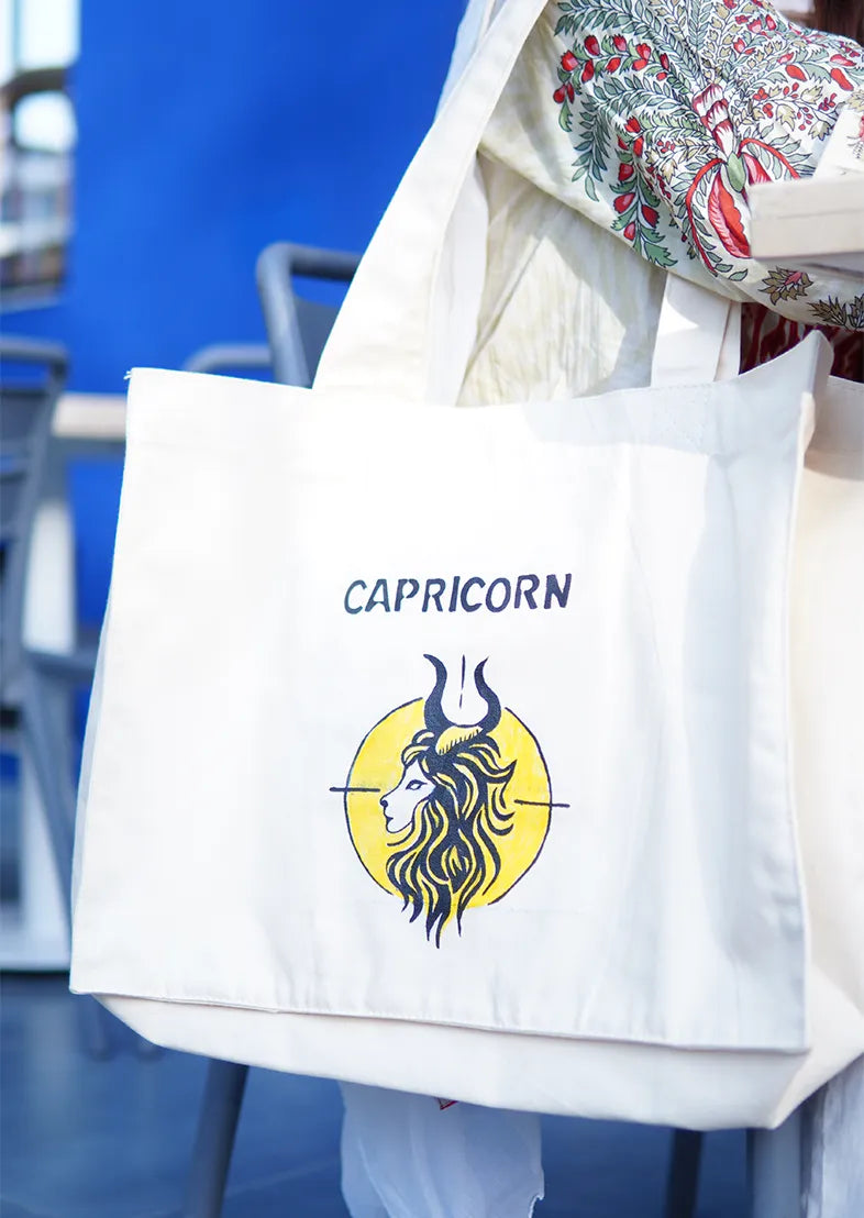 Capricorn Canvas Tote