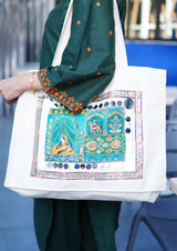 Sheesh Mahal Canvas Tote
