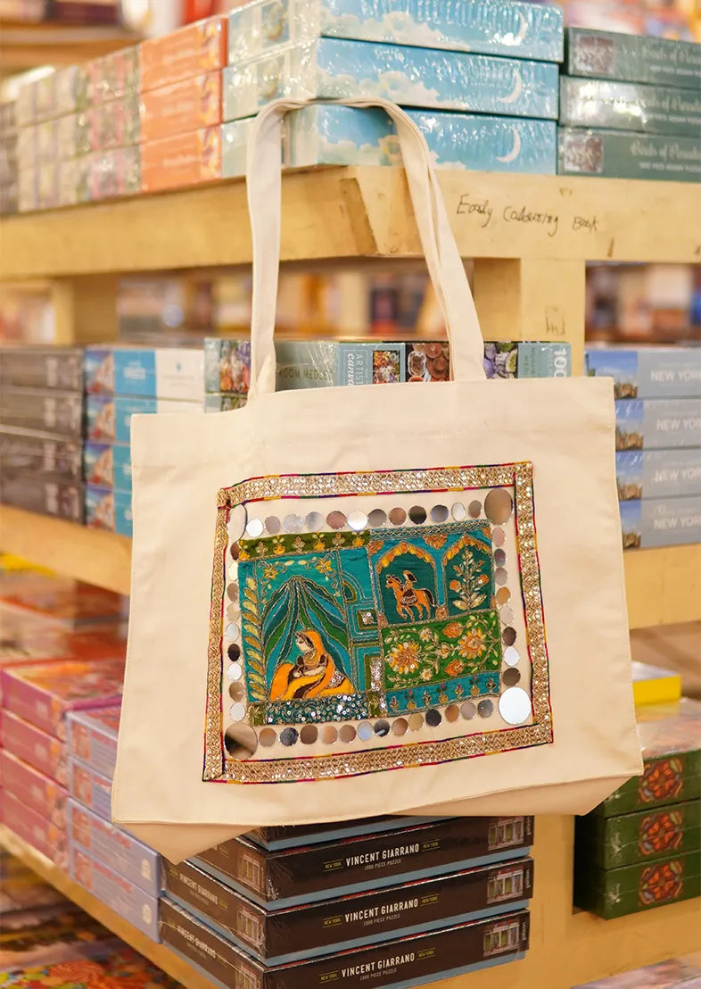 Sheesh Mahal Canvas Tote