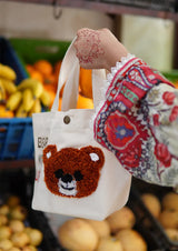 Bear With Love Canvas Tote