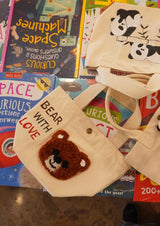 Bear With Love Canvas Tote