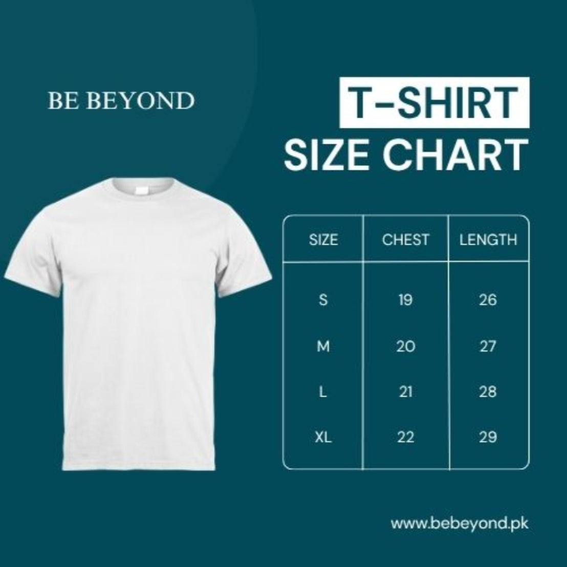 Mens Printed Cotton Tshirt White