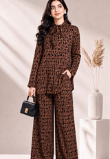 Alpha-Chic Silk Co-Ord Set